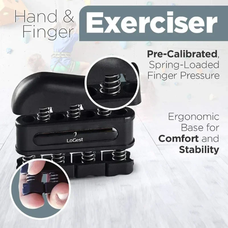3in1 Finger Strengthener Finger Exerciser Forearm and Hand Strengthener Hand Grip Workout Equipment Musician Rock Climbing finger trainer finger strength trainer
