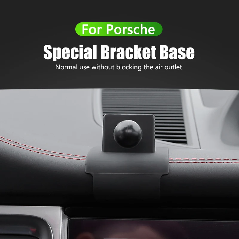 Special Car Mobile Phone Holder Bracket Base Air Outlet Bracket Base For Porsche Cayenne Macan Paramera 911 718