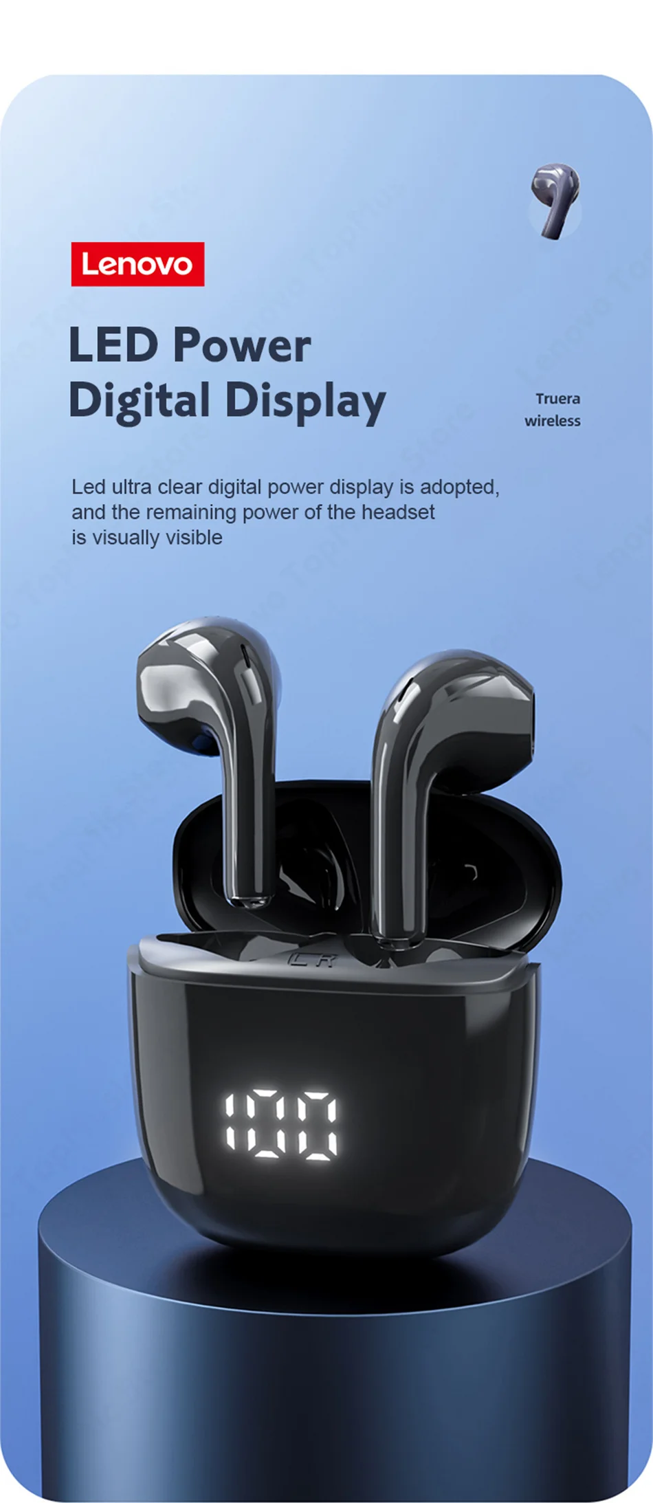 Lenovo XT83 Pro TWS Wireless Bluetooth 5.1 Earphone Stereo Noise Cancelling Wireless Headphone Sport Waterproof Headset With Mic