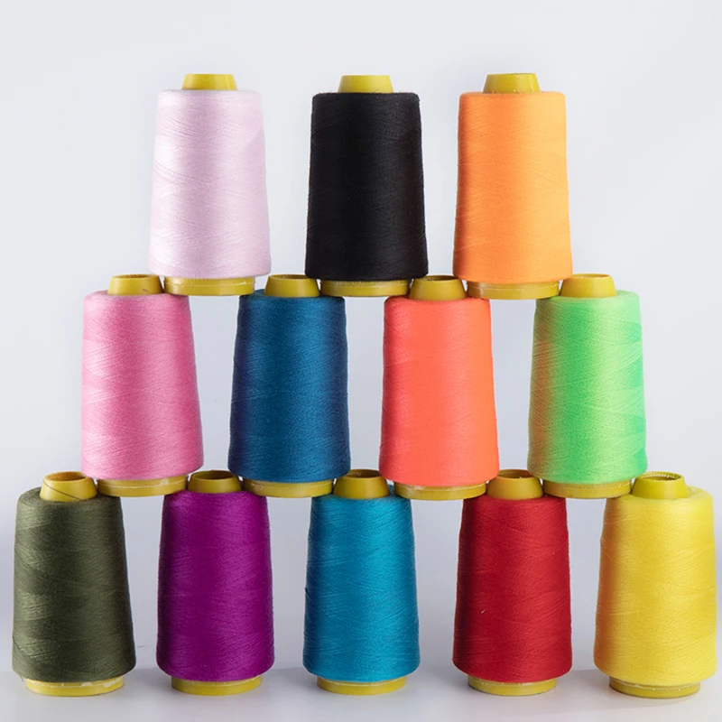 High-Quality Durable Polyester Sewing Thread - 1300 Yards for Professional Embroidery and Home Needlework