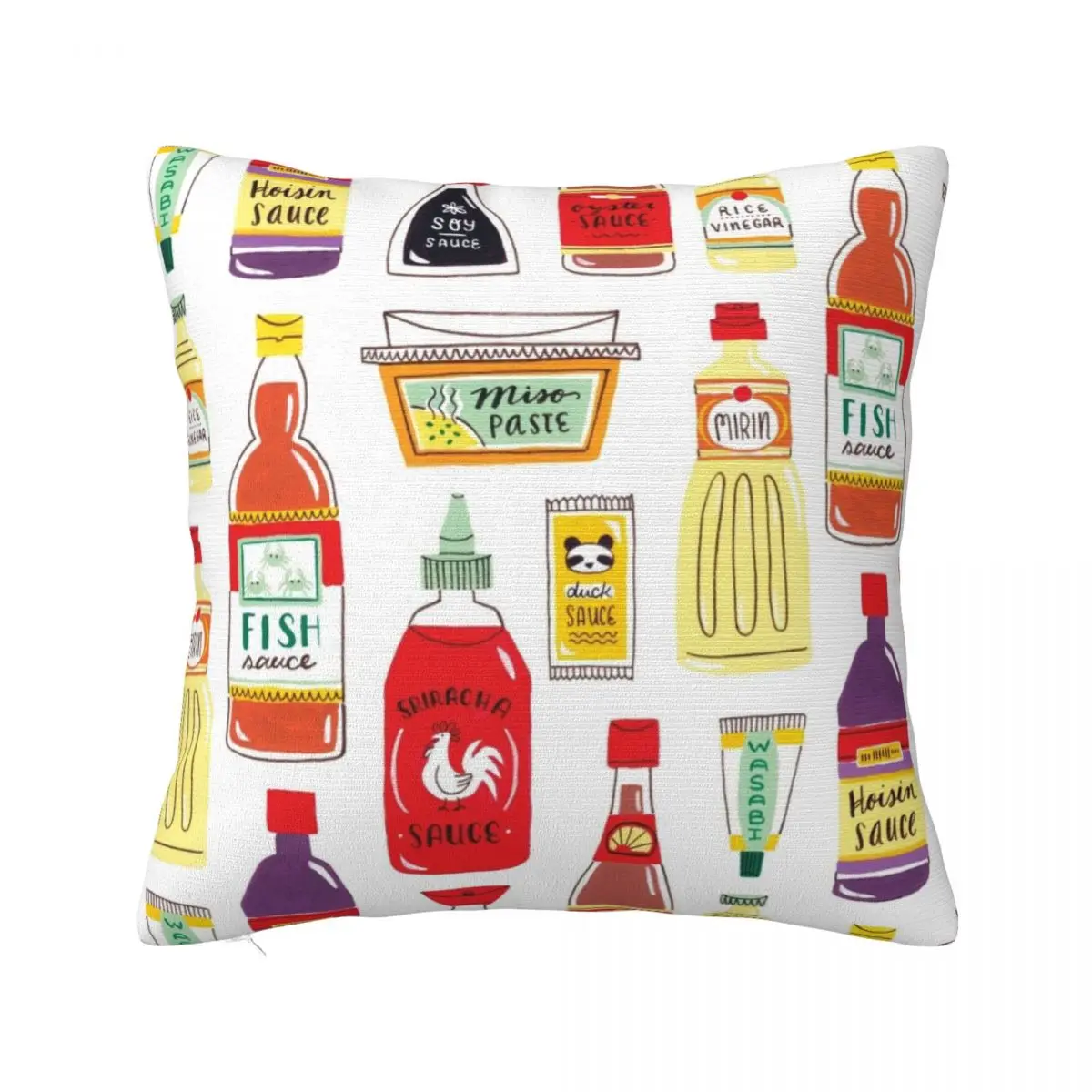 

Asian Seasonings Throw Pillow Cushions Cover Pillow Cases Sofa Cushion Custom Cushion Photo