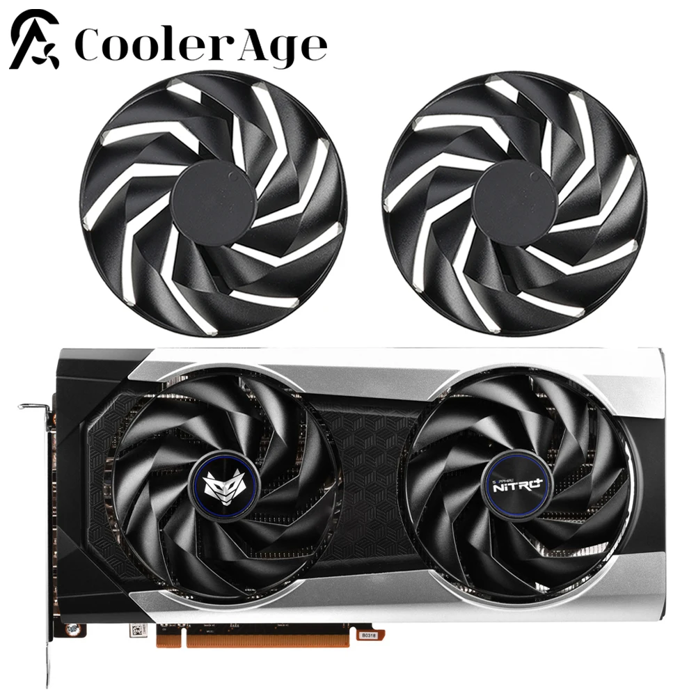 Ventola Per Scheda Video 95Mm Muslimyrx6650Xt Per Scheda Grafica Sostitutiva Sapphire Pulse Amd Radeon Rx 6650 Xt Gpu