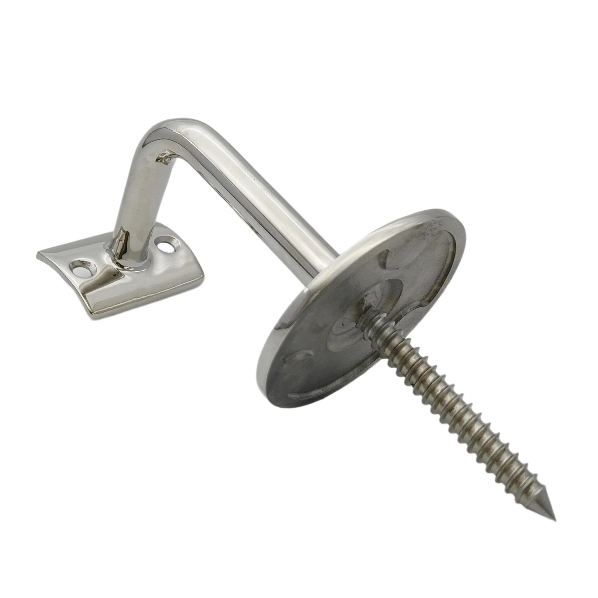 스테인레스 스틸 난간 브래킷, 50.8mm 계단 난간용 코치 나사 포함