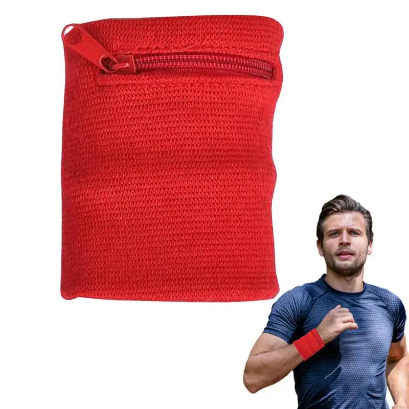 

Спортивный наручный ремешок на молнии для защиты запястья принадлежности для занятий спортом браслет для бега кошелек для запястья Аксессуары для упражнений