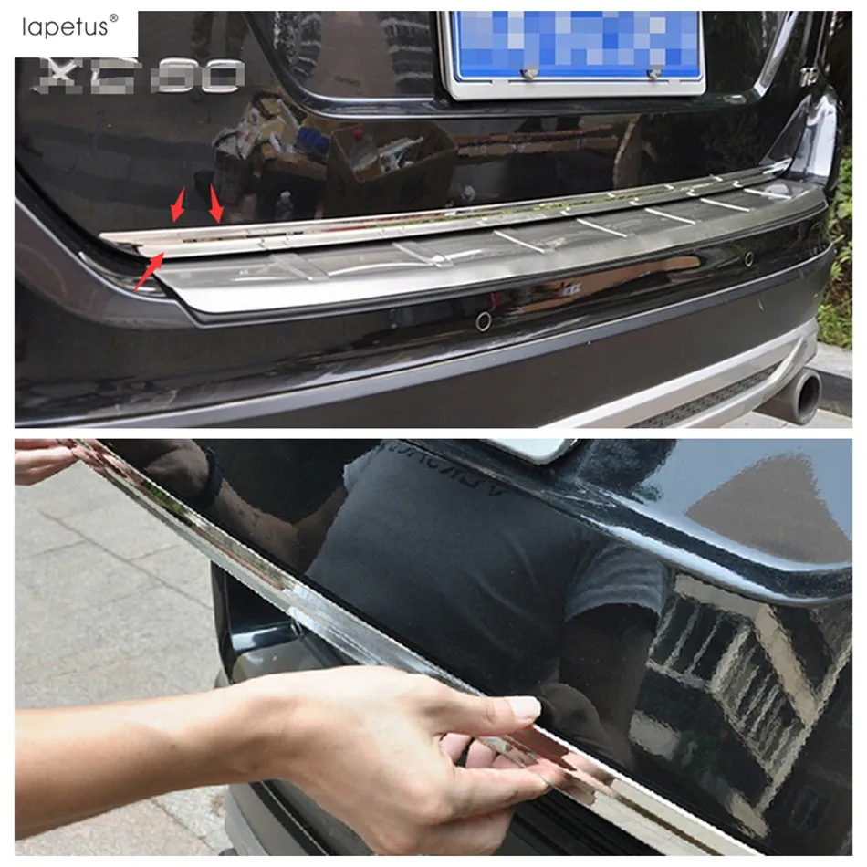 Auto RVS Achterbumper Protector Guard voor Volvo S60 2020-2022,Scuff
