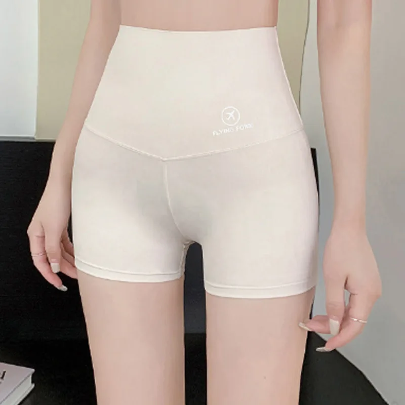 Women's Summer 3/4 Tight Skirt Pants Anti glare Thin Style Breathable Semi transparent Nylon Bottom Safety Shorts safety shorts safety pants nylon bloomer slip pants