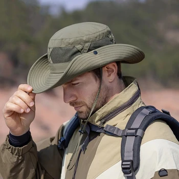 Breathable Wide Brim Sun Hat 1