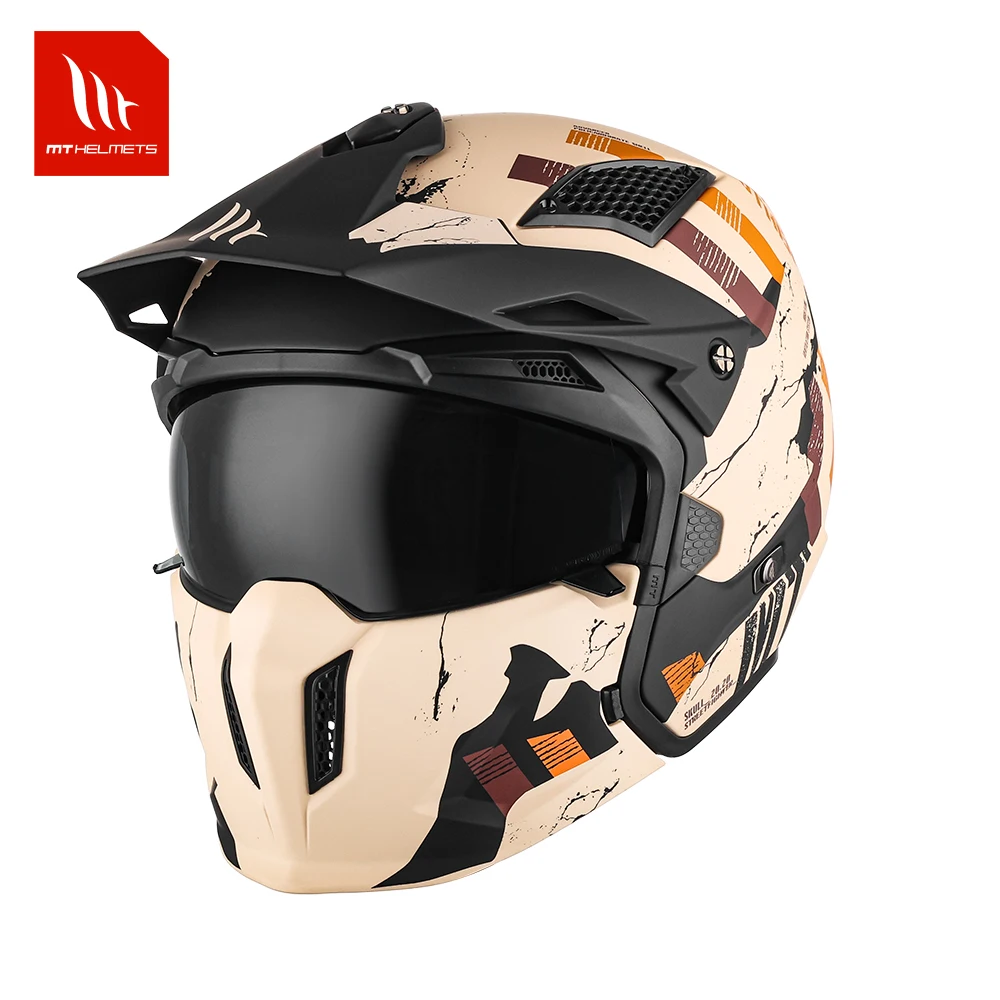 MT Street fighter Motorcycle Full Face Helmets Modular High Quality
