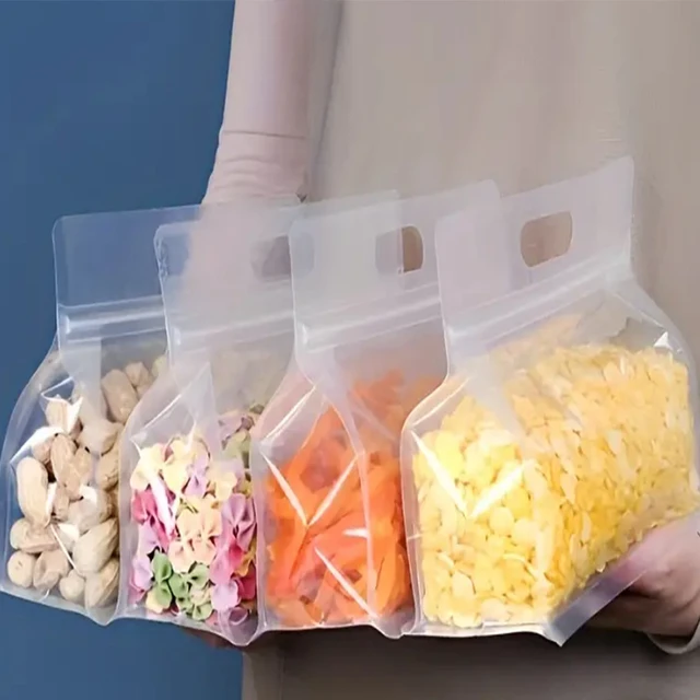 Reusable Food Storage Slider Bag Freezer Zipper Bags Fresh-keeping