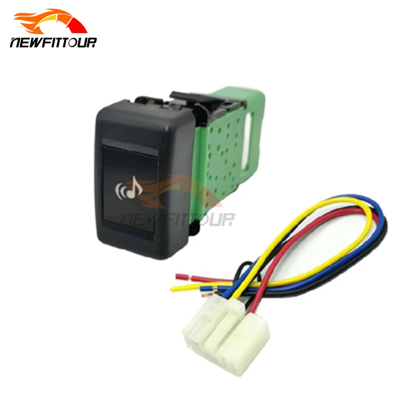 

1PC DRL LED Light Bar Music Fuel tank filler flap Cover release Power Supply On Off Switch Button For Isuzu KV100 700P
