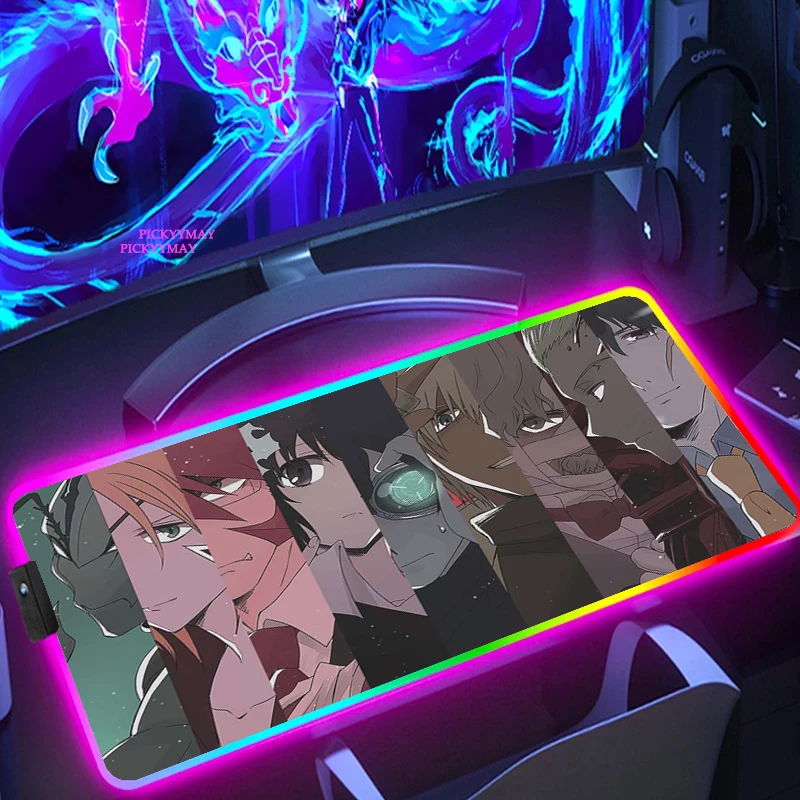 

Blood Blockade Battlefront Gaming Mouse Pad RGB Backlight Mat 900x400 Gamer XXL Computer Mousepad Non-Slip Rubber Desk Mat