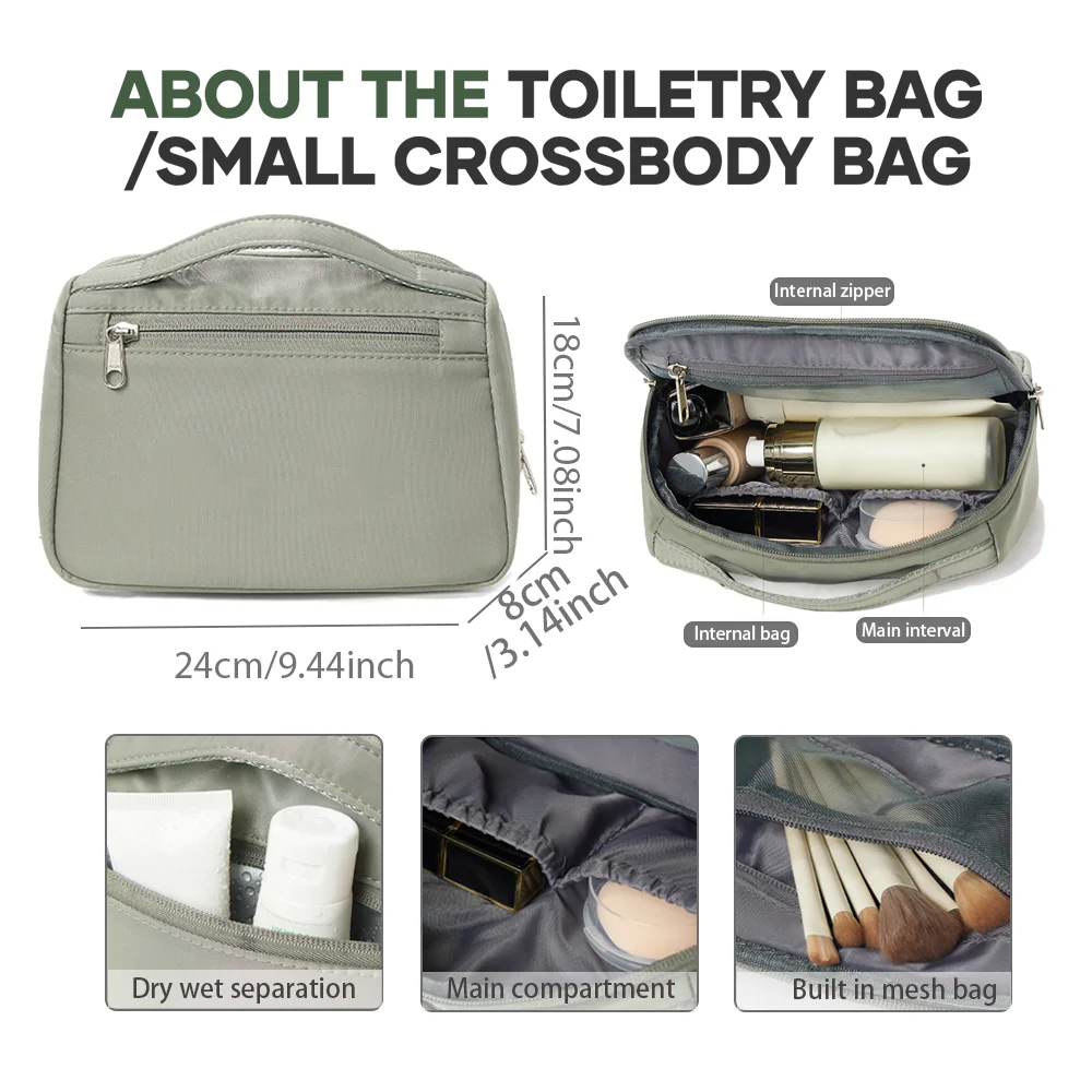 Travel Backpack for Ryanair 40x20x25 Cabin Bag, 40x30x20 for Carry-On Luggage Put Under Seat，Laptop Bag for Men, Cosmetic Bag