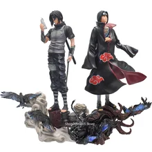 

Naruto Action Figure Uchiha Itachi Dark Part Akatsuki GK Itachi Doll PVC Anime Figures Shippuden Model Statue Collectible Toy