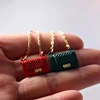 1 Pc Metal chain pack Doll Bag Miniature Shopping Handbag for Clothes Accessories 1