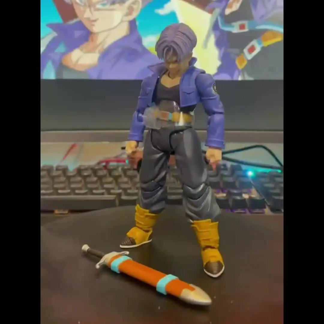 Shf-ドラゴンボールZのアクションフィギュア,超サイヤ人トランクス