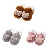 Baby Boys Girls Non Slip Gripper Winter Shoes Newborn Infant Slipper Socks Toddler First Walker Crib Shoes 0-18 Months 5