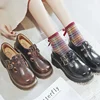 Japanese Literary Retro Lolita Women Pumps Mary Janes Shoes Round Toe Student Girl Platform T-Strap Buckle Bullock Shoes 4