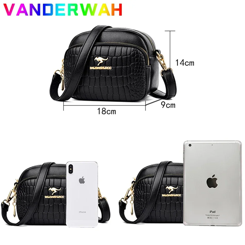 Women's Small Stone pattern Crossbody Bags Summer Fashion Designer Shoulder Purses and Handbags Soft Leather Messenger Sac