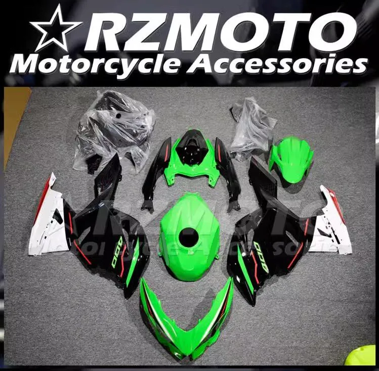

Комплект обтекателей для мотоцикла из АБС-пластика, 4 подарка, подходит для Kawasaki EX 250 400 2019 2020 2021 2022 2023 19 20 21 22, комплект кузова, зеленый