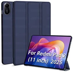 Sleek Lightweight Folding Tablet Case with Auto Sleep/Wake and Anti - Drop Protection for Redmi Pad 2 11 - inch (Blue)
