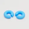 2.5x2.5cm C-shaped earrings in Europe and America, popular candy color, no ear hole, ear bone clip, acrylic ear clip for women 3
