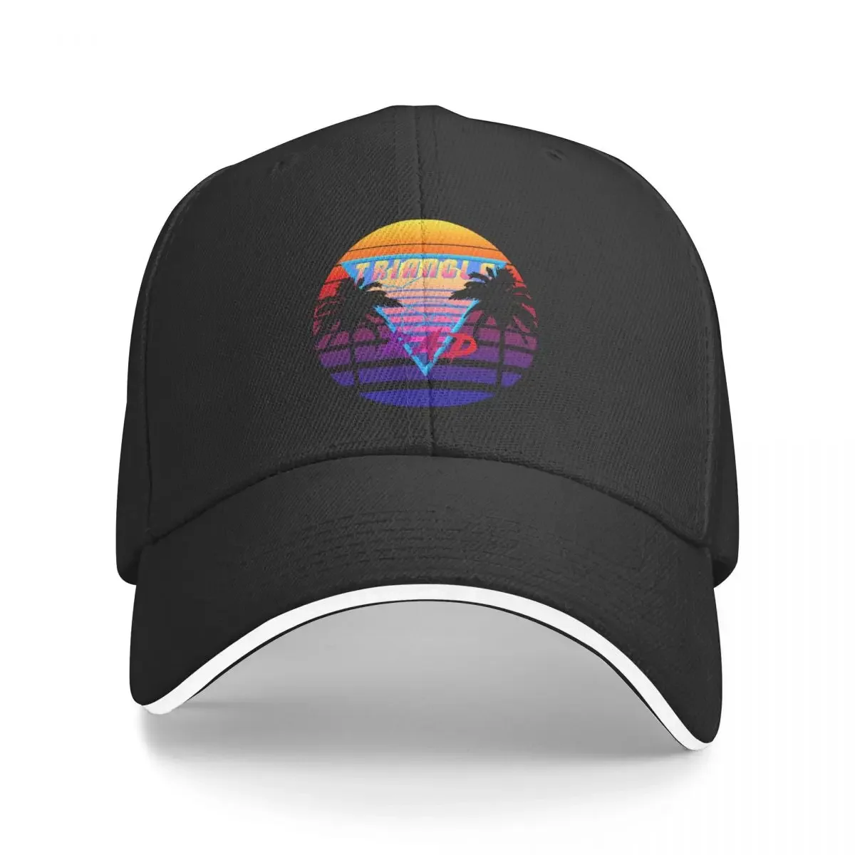 

TriangleRAD Logo with Palms Baseball Cap Icon Rave Women Men's