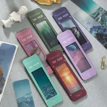 

20 Sheets Bookmark Decorate Material Paper Message Card Ins Book Marker for Read Accessories Students Rewards School Supplies