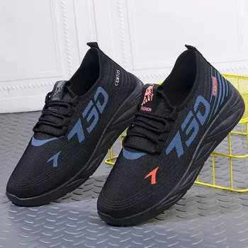 men's casual light mesh sports shoes summer breathable cool running shoes fashion soft sole comfortable non slip male's sneakers