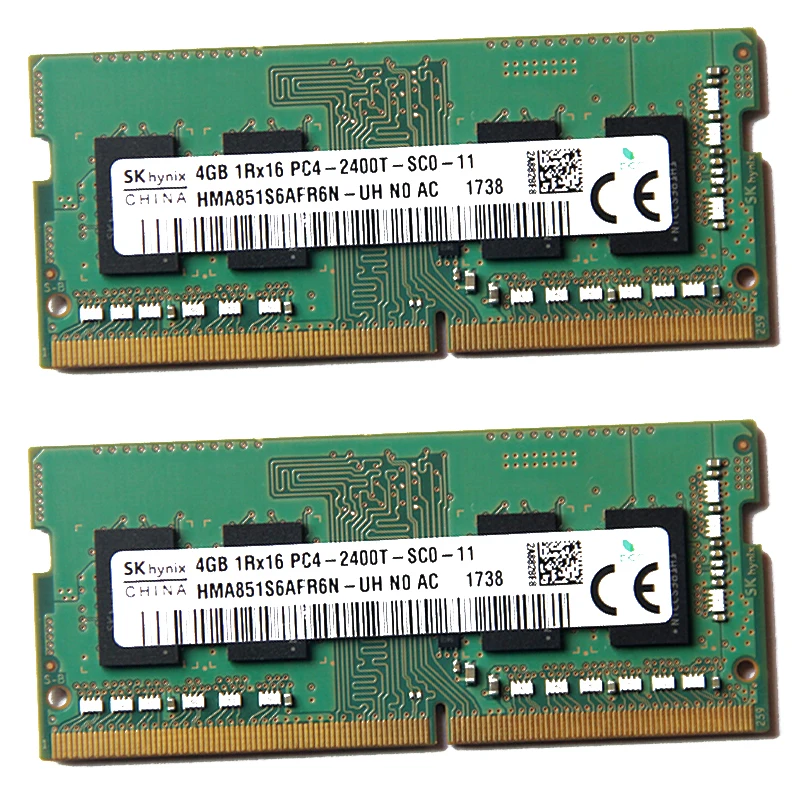 SKhynix メモリ PC4-2400T 4GB × 100枚セット SK hynix DDR4 4GB 8GB 2400MHz RAM 1Rx16 PC4 - 2400T 1.2V