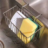 Kitchen Sponge Holder Sink Basket Sink Brush Dishwashing Liquid Drainer Rack 2