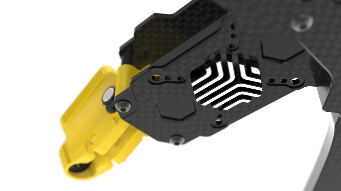 SpeedyBee Mario Fold 8 Inch Long Range FPV Frame, Folding Carbon Fiber Frame for