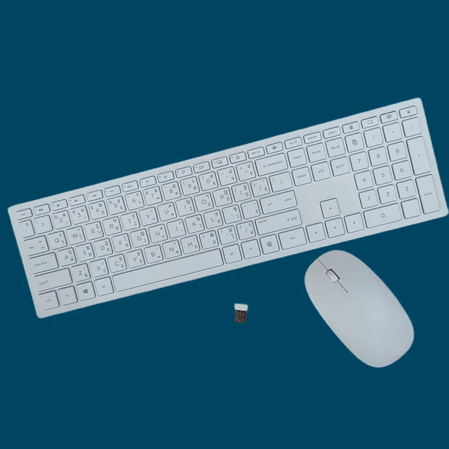 Thai layout wireless combo keyboard and mouse for HP HSA-P003K HSA-P003M