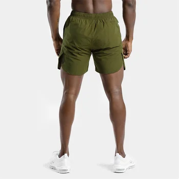 2024 NEW Fitness Men Gyms Shorts Workout Male Breathable 2 In 1 Double-deck Quick Dry Sportswear Jogger Beach Shorts Men 2