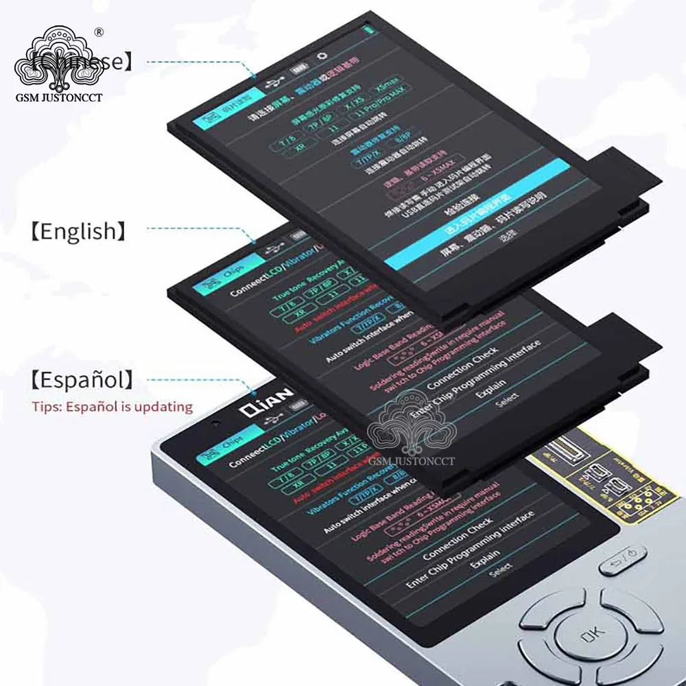 

Qianli Apollo Restore Detection Device, True Tone Battery Headset, Baseband Repair, 11 Pro Max, XR, XSMAX, XS, 8P, 8, 7P, 7