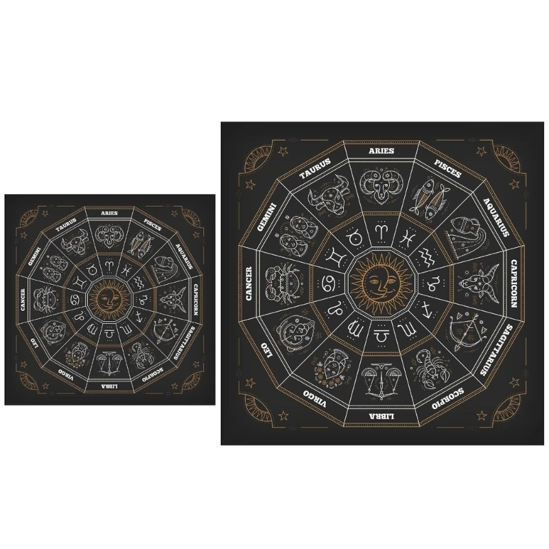 

Астрология Таро, стол, алтарь, ткань, метафизический коврик для настольной игры, маятник, гадания, алтарь, скатерть, настольная