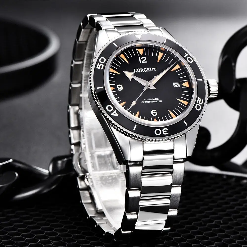 41MM Sapphire Glass 100m Waterproof MIYOTA Japan NH35A ST1612 Automatic Luminous Mens Watch Nylon/Leather Sport Strap