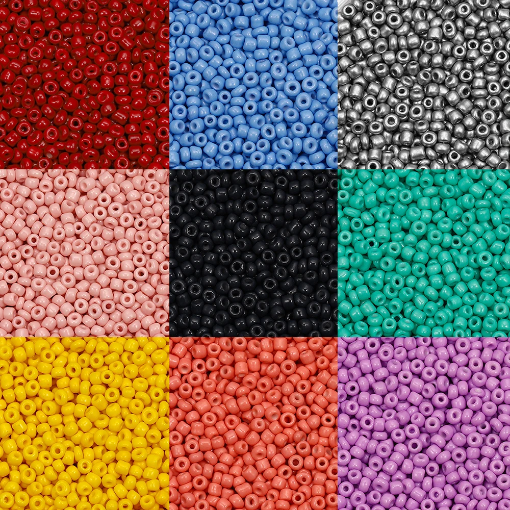 3/4mm Charm Glass Beads Czech Seed Beads Small Round Loose 300/600Pcs for DIY Jewelry Making Earrings Bracelet