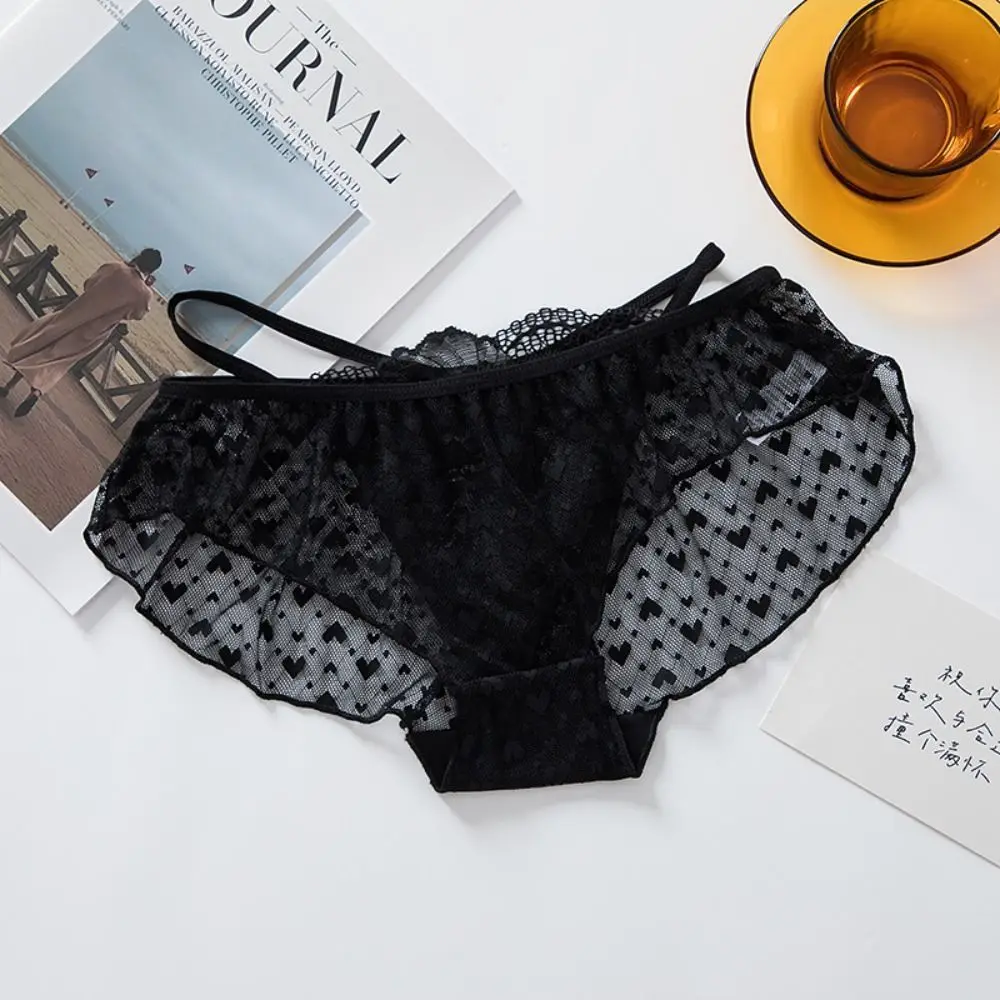 

Женские прозрачные трусики в стиле "Лолита"