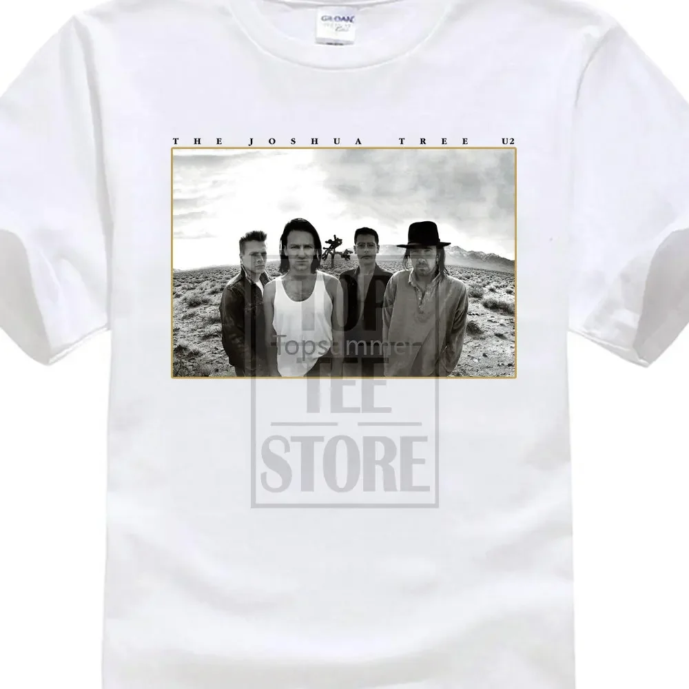 

U2 The Joshua Tree Tour Concert 1987 Vintage Mens T Shirt New Clothing Fashion