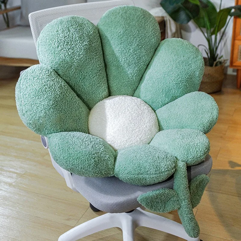 Office One-pice Lovely Chair Cushions Soft Floor Mattress Living Room Decorations Sofa Lumbar Pillow Flower Cushion 2 Sizes 5