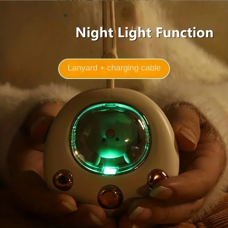 Cute Cat Paw Hand Warmer 1200mAh USB Rechargeable Portable Winter Keep Warm Gadget Pocket Mini Electric Heater Hand Warmer portable hand warmer,electric heater