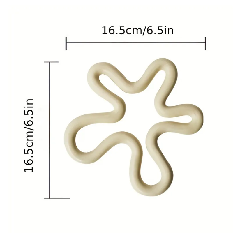 1/2pcs Geometrical Heat Resistant Silicone Mat Drink Cup Coasters Non-slip Pot Holder Table Placemat Kitchen Accessories Pads