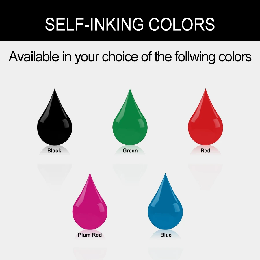 address stamp, return address stamp, 5 ink colors and 3 sizes choose DIY Business Signature Personalized Stamps