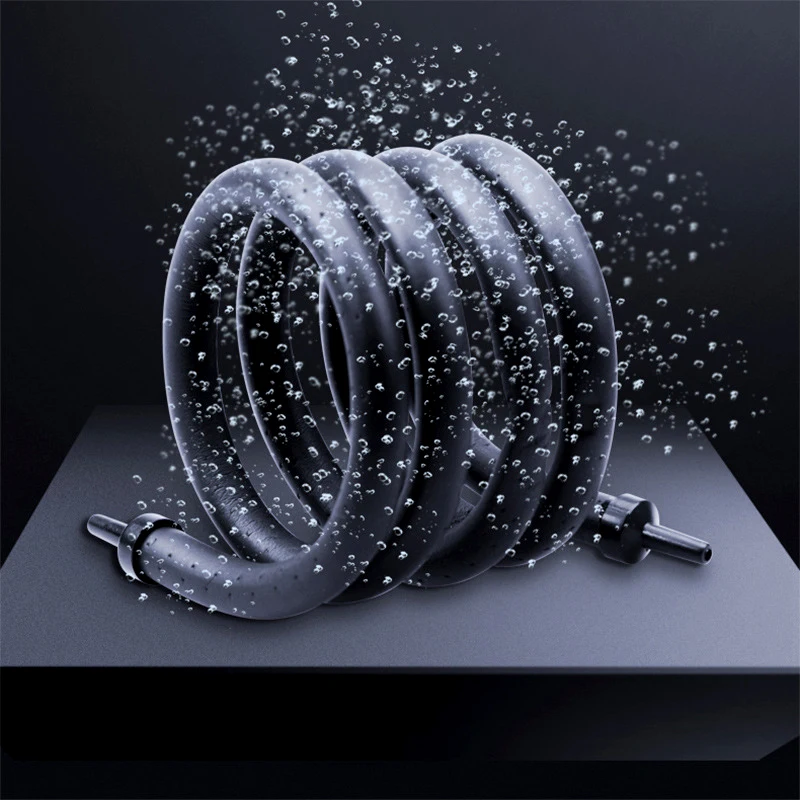 Aquarium Air Pump Oxygen Air Bubble Tube Aerator for Fish Tank Waterscape Bendable Air Stone Pipe Strip Diffuser Accessories 3