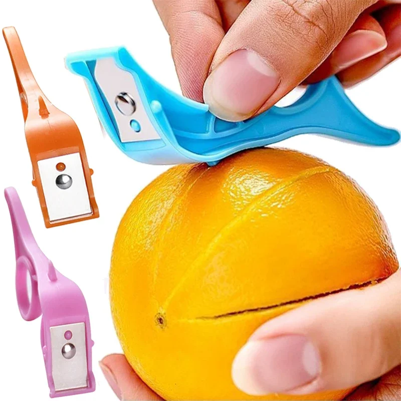 Éplucheur manuel portable en acier inoxydable, ustensile de cuisine pour pomme, kiwi, orange et légumes