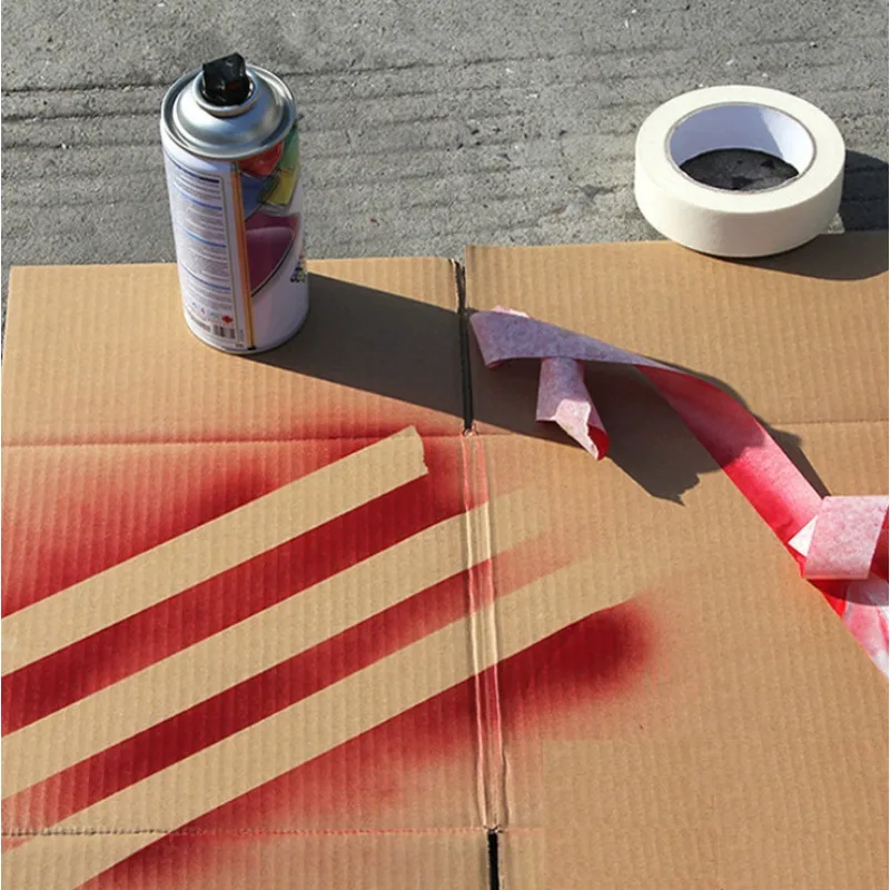 50m/롤 수채화 접착 페인팅 마스킹 테이프 화이트 사이드 테이프 접착 크레이프 종이 유화 스케치 드로잉 용품