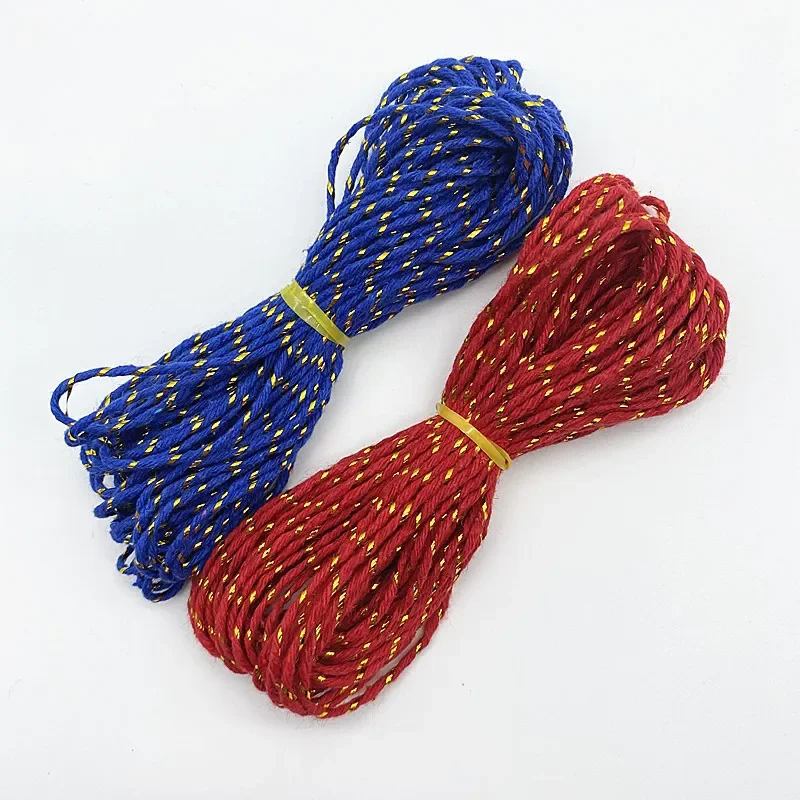 New 10yard-100m Two-color Cotton Thread Cotton Thread Home Decor Handmade Christmas Gift Craft DIY Packaging Material - 6