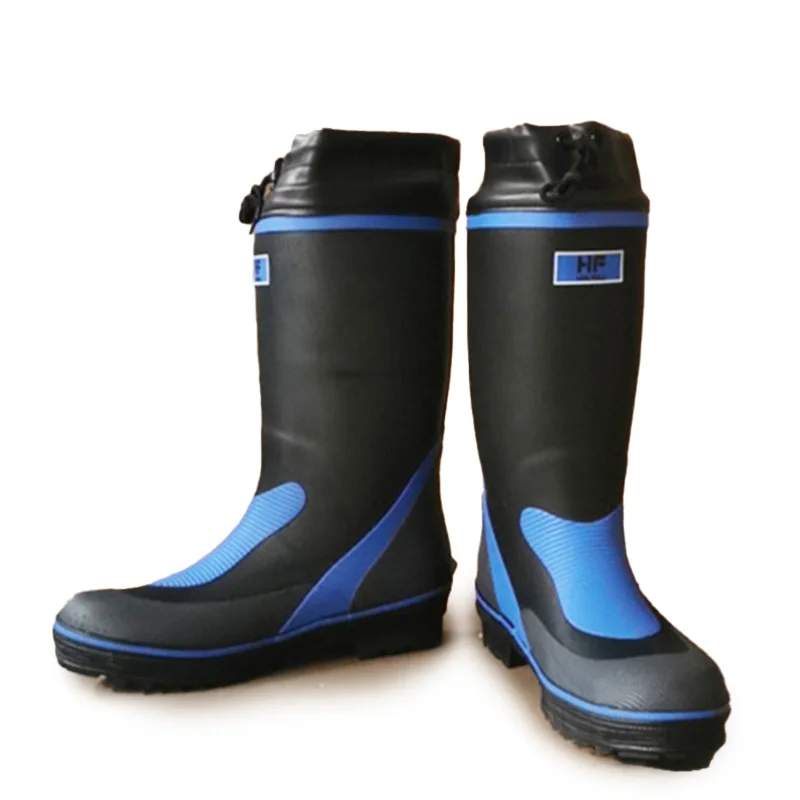 Bottes de pêche chasse étanches semelle caoutchouc haute antidérapante wading chaussures eau