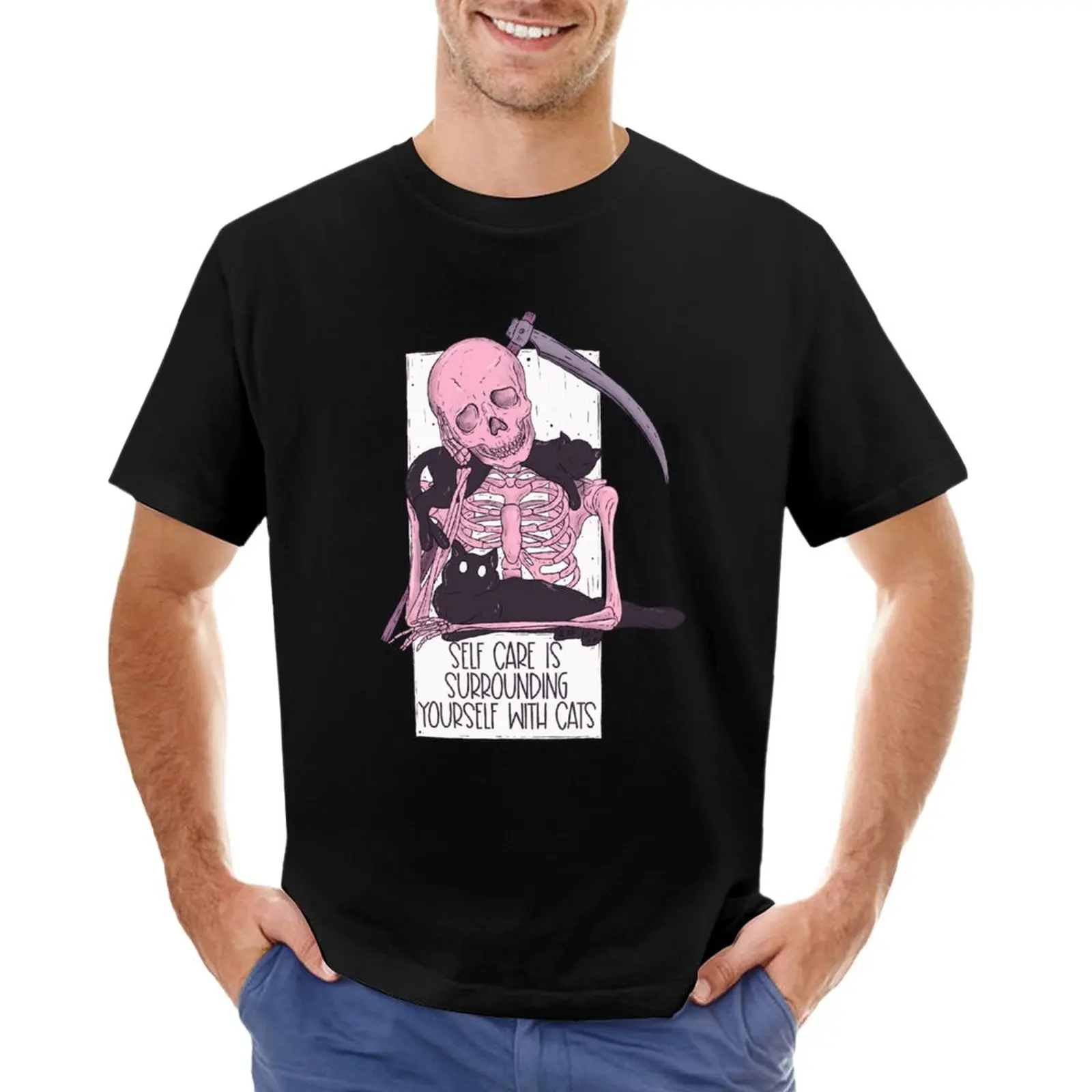 

Self care is surrounding yourself with cats T-Shirt sublime t shirt mens long sleeve t shirts