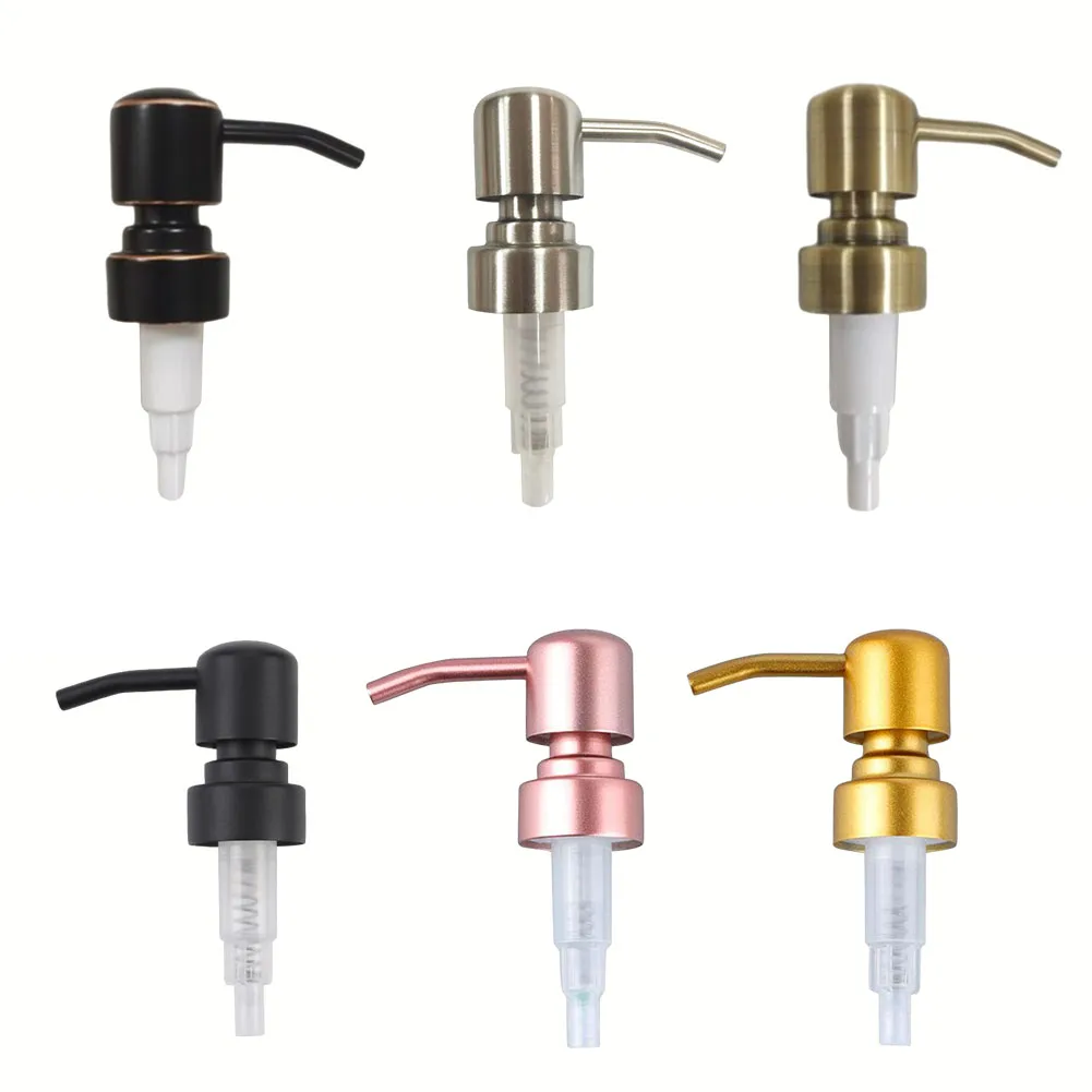 304 Stainless Steel Pump Head for DIY Jars Bottles Soap Lotion Dispenser Pump for Liquid Pumps Standard 28 400 Thread Home 1pcs mini water pump